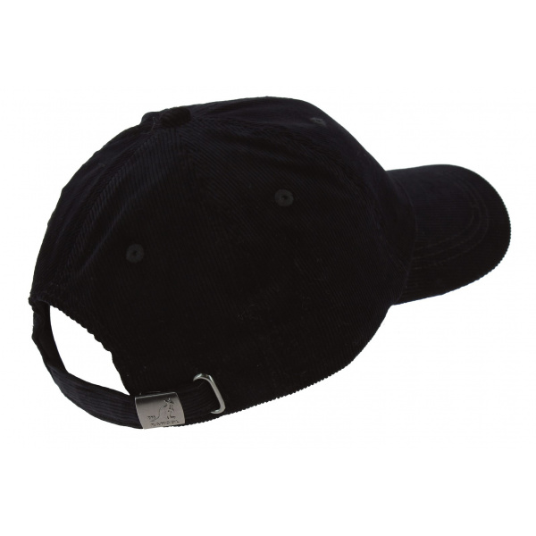Black Cotton Cord Strapback Cap - Kangol