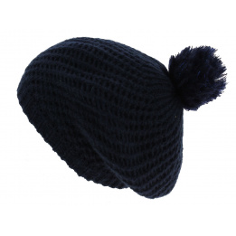 Maple Leafs Toronto Pompom Long Cap Navy Blue