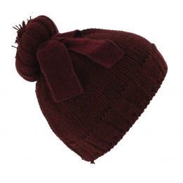 Bonnet The Uniforme burgundy Coal