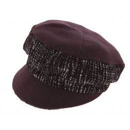 Rosalie gavroche cap - Purple 