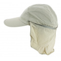 Casquette Janou UPF50+ cache nuque beige - Hatland 