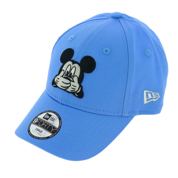 Casquette Strapback Enfant Mickey Coton Bleu - New Era