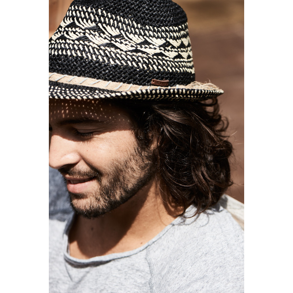 Chapeau Trilby Venture Paille Naturel - Barts