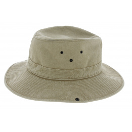 Chapeau safari Mozambique coton beige