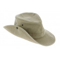 Chapeau safari Mozambique coton beige