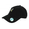 Casquette Baseball Strapback Pray Coton Noir