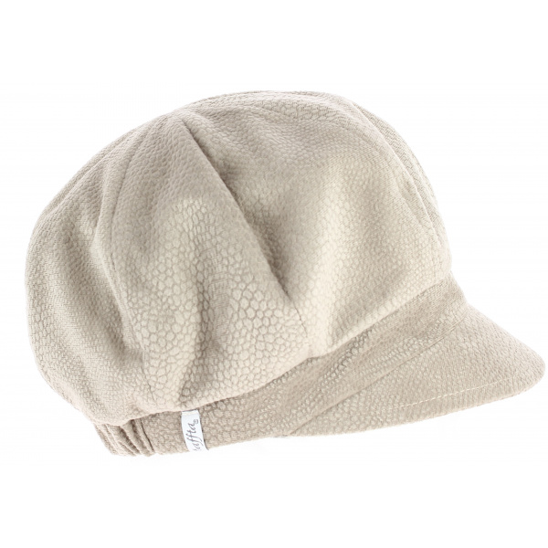 Cap Gavroche Liseron Velours Noir - Mayser