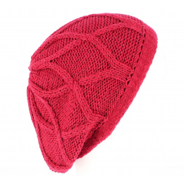 Women knit beret