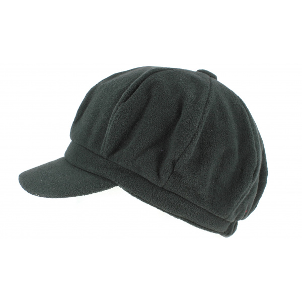 Casquette gavroche polaire noire