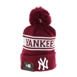 Bonnet à Pompon NY Yankees Bordeaux- New Era 