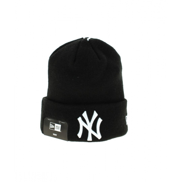 Bonnet à Revers Noir Yankees Enfants- New Era 