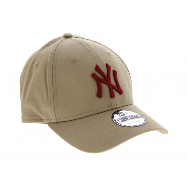 Casquette League Essential 9forty NY Yankees Camel-New Era