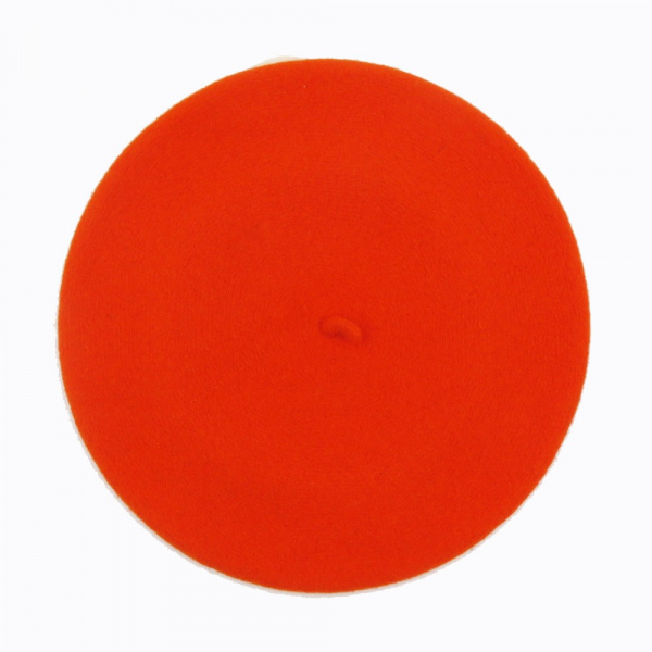 Béret Français - béret Orange 