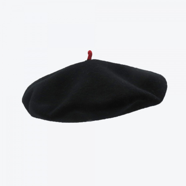 French beret - black beret