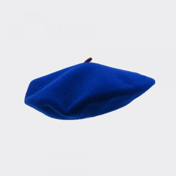Beret the French royal blue beret