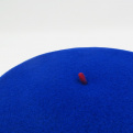 Beret the French royal blue beret