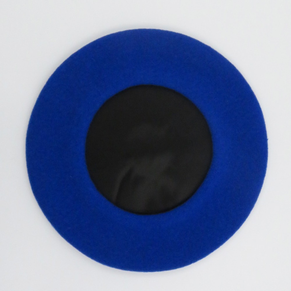 Beret the French royal blue beret