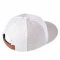 Casquette Rayures Beige Lin- Béton Ciré 