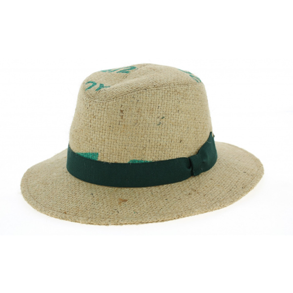 Chapeau Traveller Latte Toile de Jute Beige - ReHats