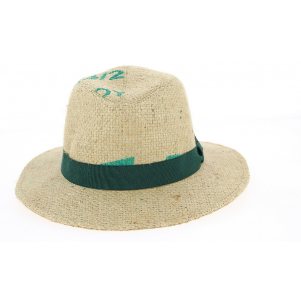 Chapeau Traveller Latte Toile de Jute Beige - ReHats