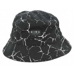 Chapeau Bob Marbré Noir & Blanc- King Apparel