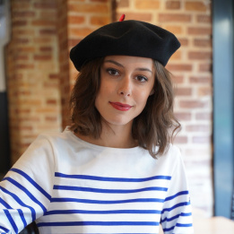 French beret - black beret