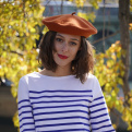 Beret Francais - pumpkin beret