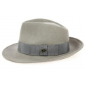 Chapeau fedora gris