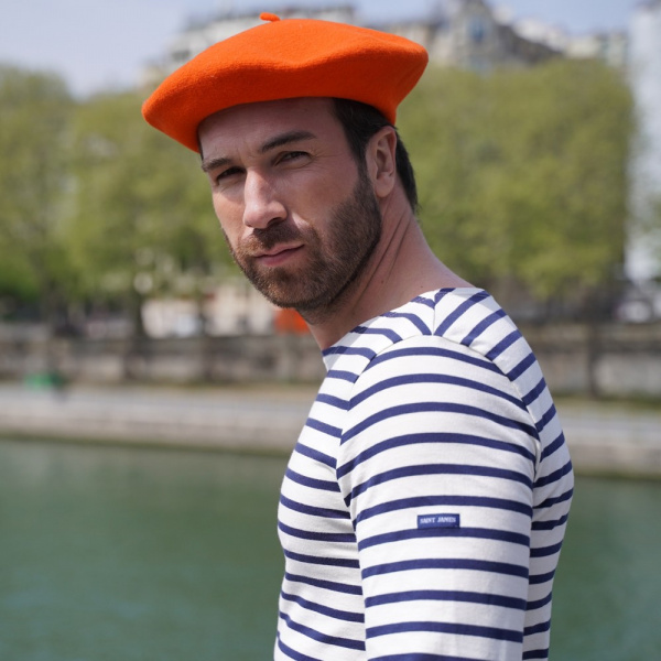 French beret - Orange beret 
