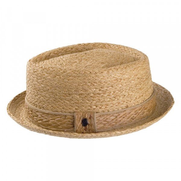 Chapeau Tear PorkPie Raffia